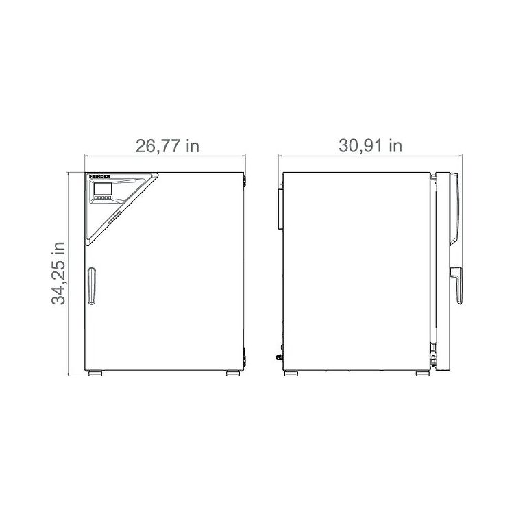 Incubatoare cu CO2 si sterilizare cu aer fierbinte / seria CB-S - imagine 5