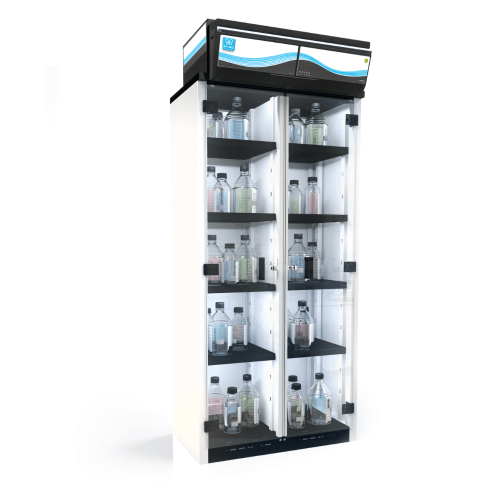 Dulapuri de stocare chimică cu filtrare